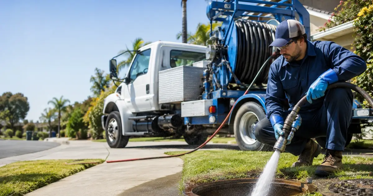 Hydro jet sewer cleaning Dos Palos