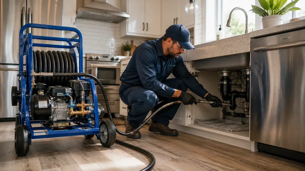 Kitchen Drain Hydro Jetting in Dos Palos