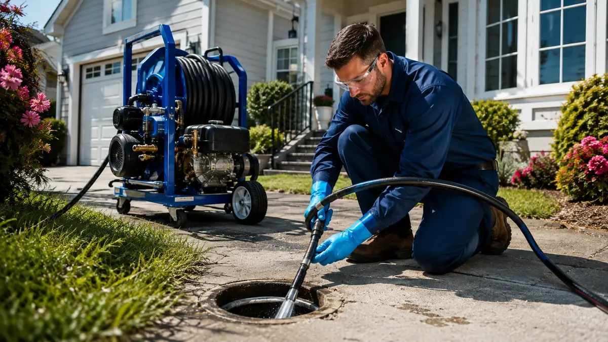 Residential Hydro Jet Drain Cleaning in Dos Palos