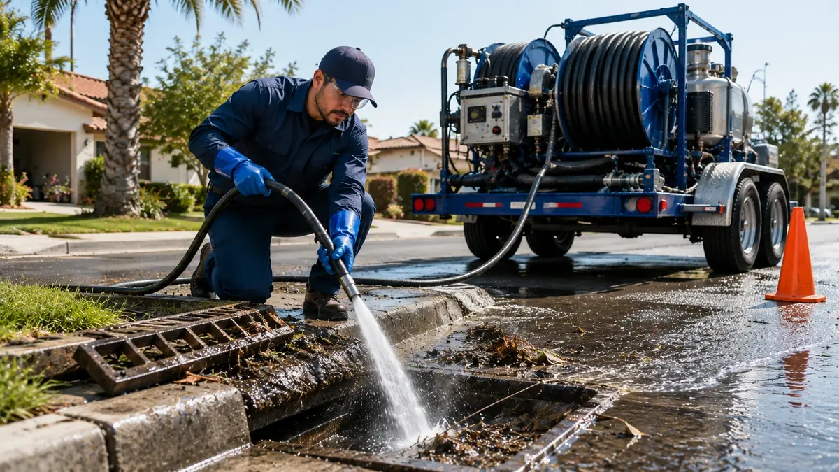 Storm Drain Hydro Jet Cleaning in Dos Palos
