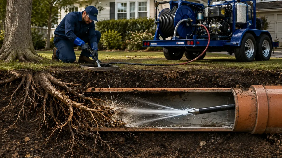 Tree Root Removal with Hydro Jetting in Dos Palos
